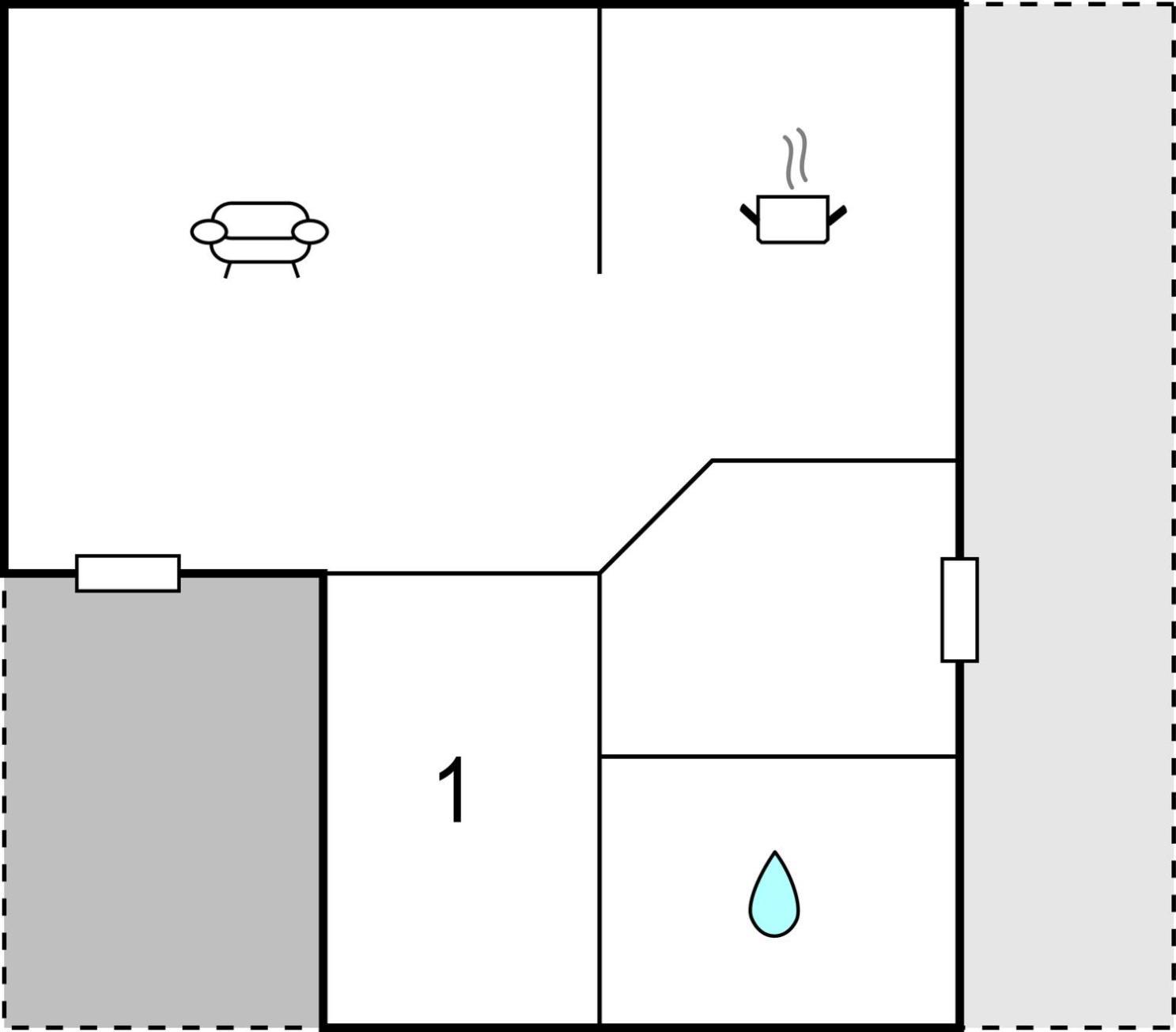 1 Bedroom Cozy Home In Рибе Экстерьер фото